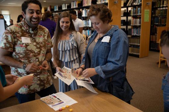 Photo of graduate students at orientation